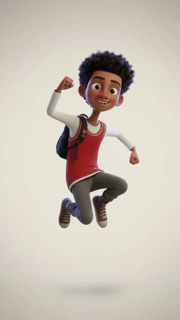 Nino, adolescent, 15 ans — fiche de personnage de l’univers Humains cartoon